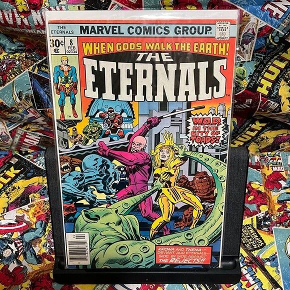 The Eternals #8 (1977) - Kirby Classic Featuring Karkas Debut - Picture 1 of 1